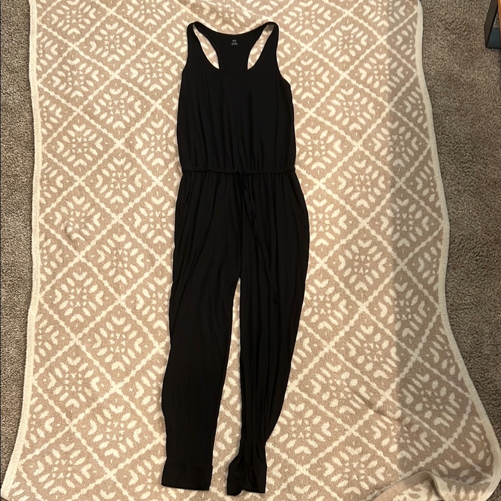 Black Sleeveless Jumpsuit